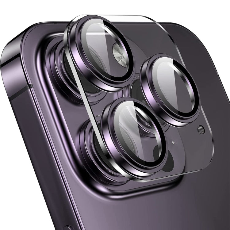 For iPhone 14 Pro / 14 Pro Max ENKAY Hat-Prince 9H Rear Camera Lens Tempered Glass Aluminium Alloy Film For iPhone 14 Pro / 14 Pro Max ENKAY Hat-Prince 9H Rear Camera Lens Tempered Glass Aluminium Alloy Film