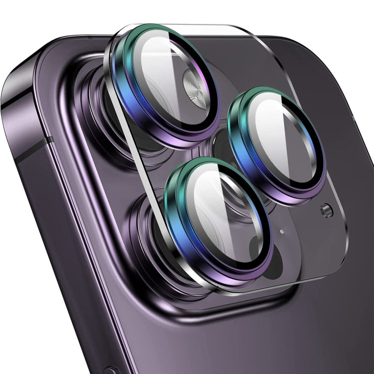 For iPhone 14 Pro / 14 Pro Max ENKAY Hat-Prince 9H Rear Camera Lens Tempered Glass Aluminium Alloy Film For iPhone 14 Pro / 14 Pro Max ENKAY Hat-Prince 9H Rear Camera Lens Tempered Glass Aluminium Alloy Film