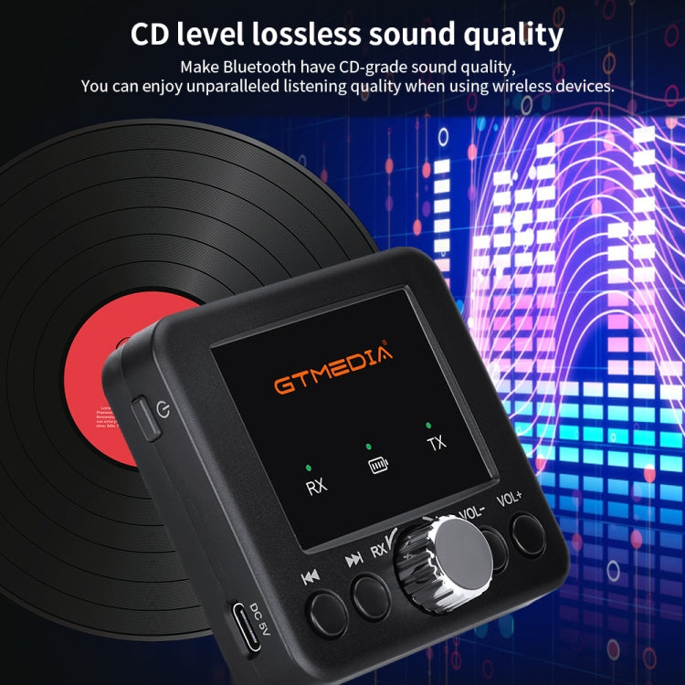 Receptor y transmisor de audio Bluetooth 5.0 GTMEDIA RT05 Adaptador 2 en 1, RT05 Receptor y transmisor de audio Bluetooth 5.0 GTMEDIA RT05 Adaptador 2 en 1, RT05