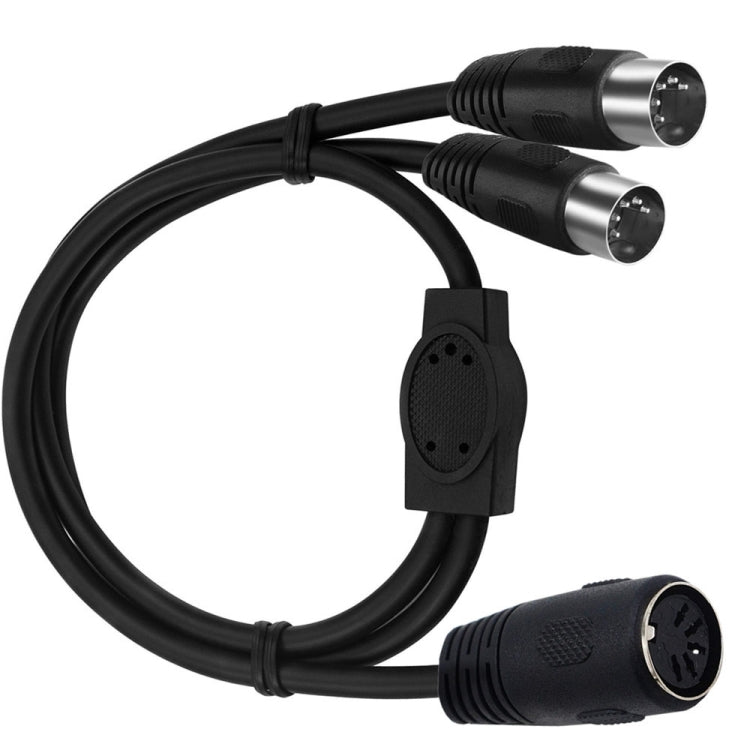 JUNSUNMAY MIDI 2 in 1 Din 5 Pin Male to Dual 2 Pin Female Cable Adapter, Cable Length: 50cm, Cable Length: 50cm JUNSUNMAY MIDI 2 in 1 Din 5 Pin Male to Dual 2 Pin Female Cable Adapter, Cable Length: 50cm, Cable Length: 50cm