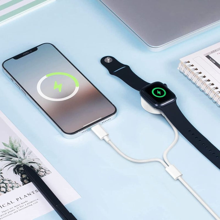 For Apple Watch Series & iPhone 2 in 1 USB Magnetic Charging Cable 1.2m, DS-XB015 For Apple Watch Series & iPhone 2 in 1 USB Magnetic Charging Cable 1.2m, DS-XB015
