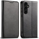 Suteni Calf Texture Horizontal Flip Leather Phone Case, For Samsung Galaxy S25 5G, For Samsung Galaxy S25+ 5G, For Samsung Galaxy S25 Ultra 5G, For Samsung Galaxy S24 Ultra 5G, For Samsung Galaxy S24+ 5G, For Samsung Galaxy S24 5G