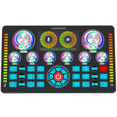Q7 Live Streaming Sound Card Audio Mixer for Recording Live, Q7