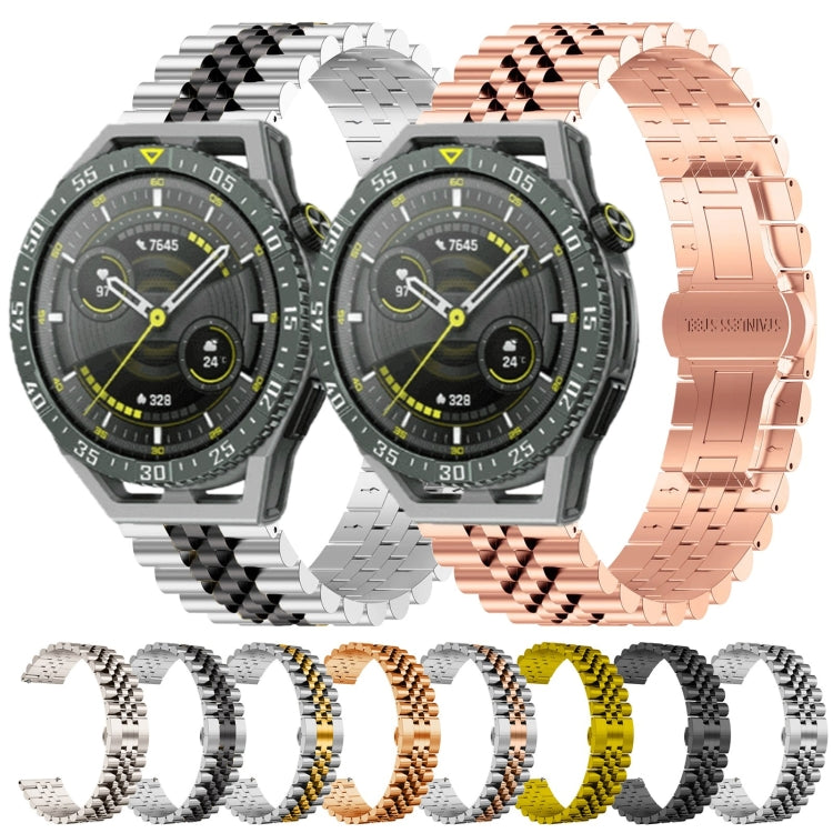 Five Bull Half Round Stainless Steel Watch Band + Strap Removal Tool, For Huawei Watch GT3 SE, For Huawei Watch Buds, For Huawei Watch3 Pro New Five Bull Half Round Stainless Steel Watch Band + Strap Removal Tool, For Huawei Watch GT3 SE, For Huawei Watch Buds, For Huawei Watch3 Pro New