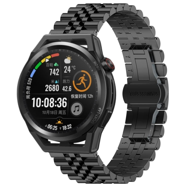 Five Bull Half Round Stainless Steel Watch Band + Strap Removal Tool, For Huawei Watch GT3 Pro 46mm, For Huawei Watch GT Runner, For Huawei Watch GT3 46mm Five Bull Half Round Stainless Steel Watch Band + Strap Removal Tool, For Huawei Watch GT3 Pro 46mm, For Huawei Watch GT Runner, For Huawei Watch GT3 46mm