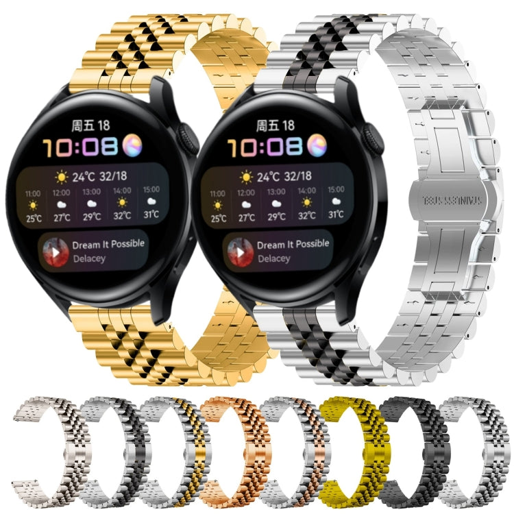 Five Bull Half Round Stainless Steel Watch Band + Strap Removal Tool, For Huawei Watch 3 / 3 Pro, For Huawei Watch GT2 Pro / GT 2e, For Huawei Watch GT 42mm/46mm / GT2 46mm Five Bull Half Round Stainless Steel Watch Band + Strap Removal Tool, For Huawei Watch 3 / 3 Pro, For Huawei Watch GT2 Pro / GT 2e, For Huawei Watch GT 42mm/46mm / GT2 46mm