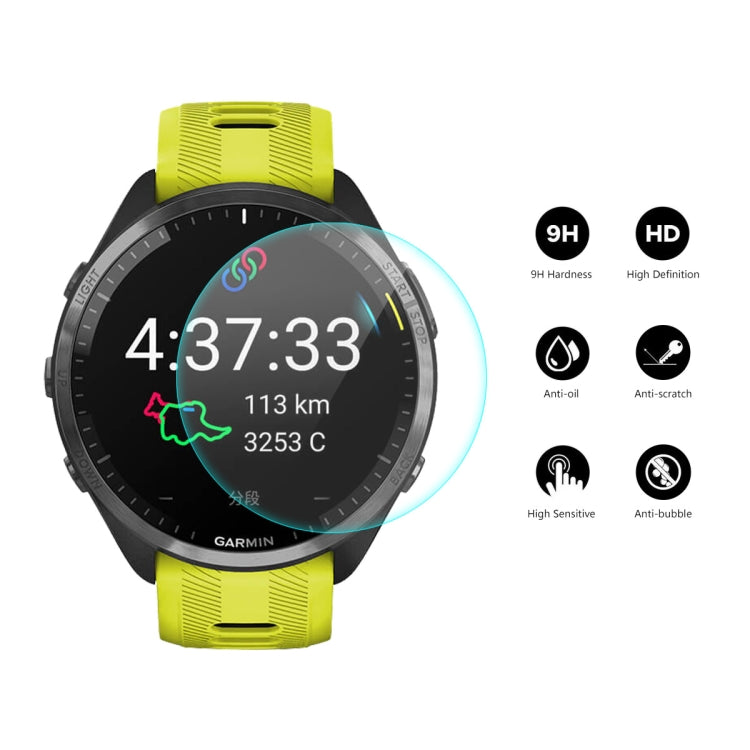 For Garmin Forerunner 965 ENKAY 0.2mm 9H Tempered Glass Screen Protector Watch Film, 1pcs, 2pcs, 5pcs, 10pcs For Garmin Forerunner 965 ENKAY 0.2mm 9H Tempered Glass Screen Protector Watch Film, 1pcs, 2pcs, 5pcs, 10pcs