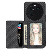 Carbon Fiber Magnetic Card Bag Phone Case
