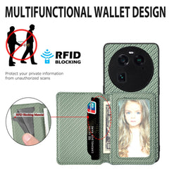 Carbon Fiber Magnetic Card Bag Phone Case