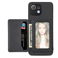 Carbon Fiber Magnetic Card Bag Phone Case