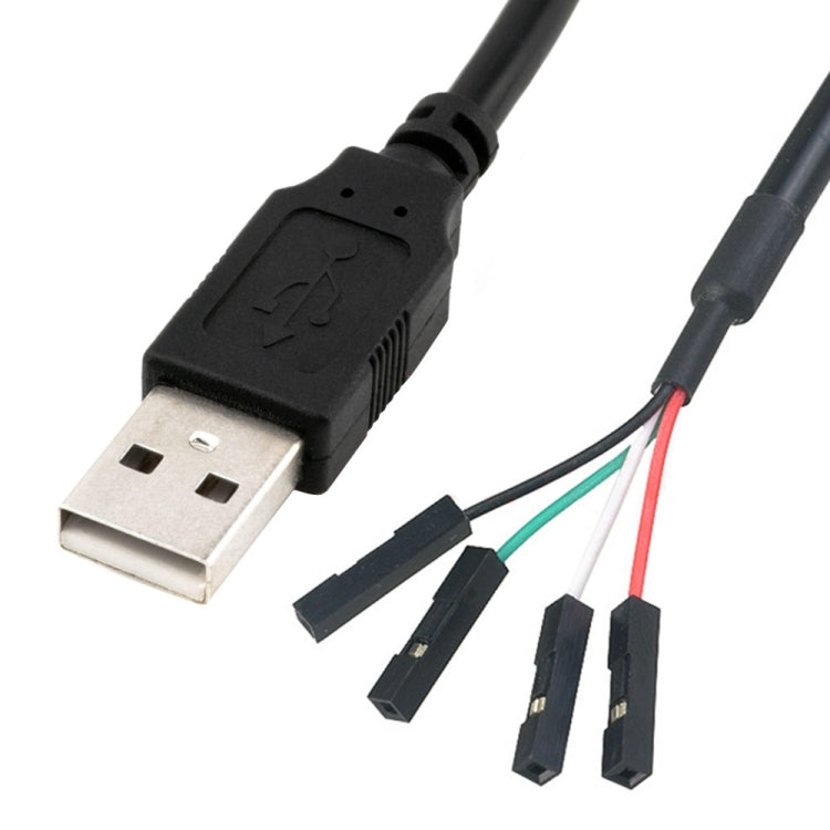 JUNSUNMAY USB 2.0 A to Female 4 Pin Dupont Motherboard Header Adapter Extender Cable, Length: 0.3m, USB Male, USB Female JUNSUNMAY USB 2.0 A to Female 4 Pin Dupont Motherboard Header Adapter Extender Cable, Length: 0.3m, USB Male, USB Female