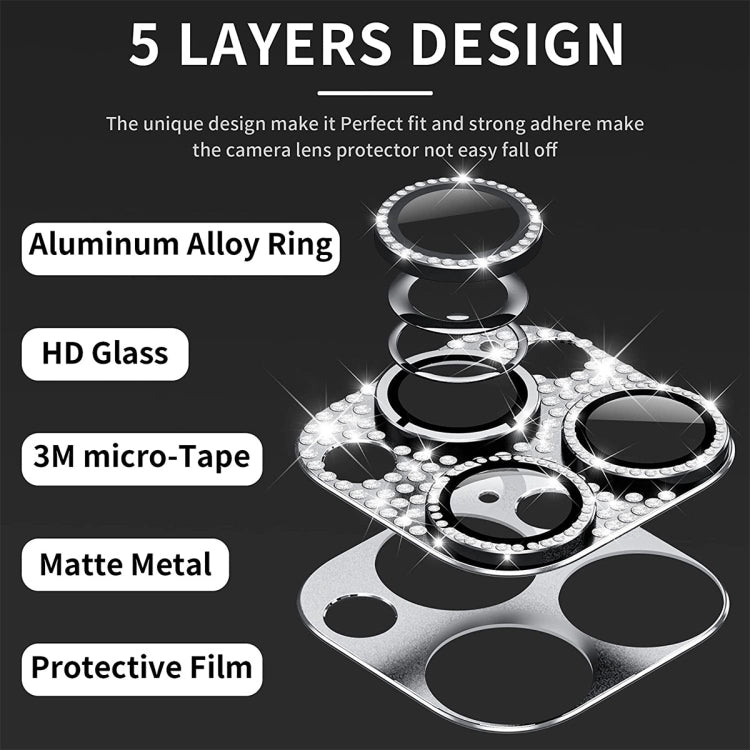 For iPhone 12 Pro Max ENKAY Hat-Prince Blink Diamond Camera Lens Aluminium Alloy Tempered Glass Film, For iPhone 12 Pro Max For iPhone 12 Pro Max ENKAY Hat-Prince Blink Diamond Camera Lens Aluminium Alloy Tempered Glass Film, For iPhone 12 Pro Max