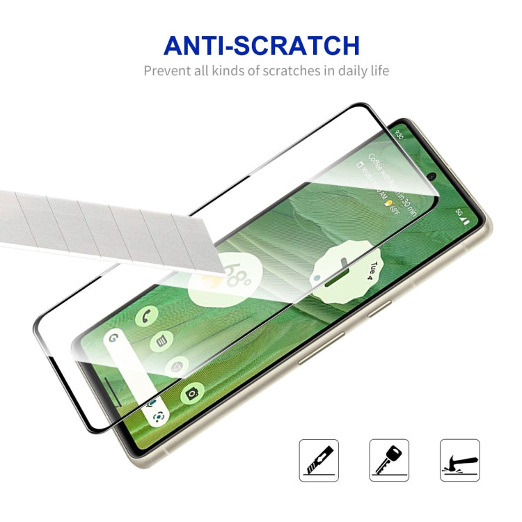 For Google Pixel 7A ENKAY Full Glue High Aluminum-silicon Tempered Glass  Film, 1pc, 2pcs, 5pcs, 10pcs For Google Pixel 7A ENKAY Full Glue High Aluminum-silicon Tempered Glass  Film, 1pc, 2pcs, 5pcs, 10pcs