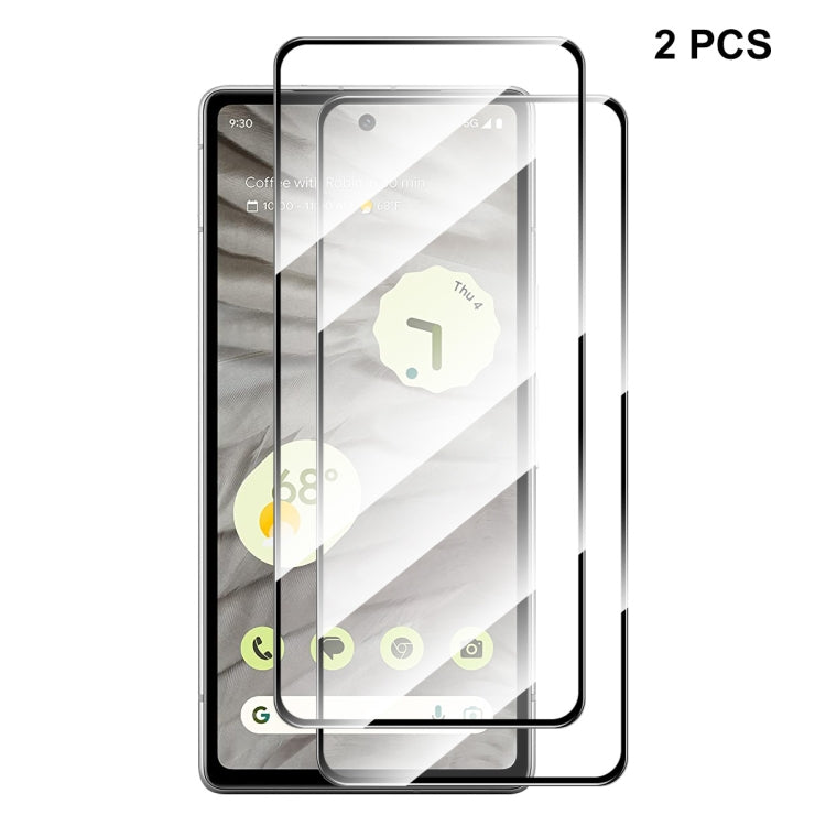 For Google Pixel 7A ENKAY Full Glue High Aluminum-silicon Tempered Glass  Film, 1pc, 2pcs, 5pcs, 10pcs For Google Pixel 7A ENKAY Full Glue High Aluminum-silicon Tempered Glass  Film, 1pc, 2pcs, 5pcs, 10pcs