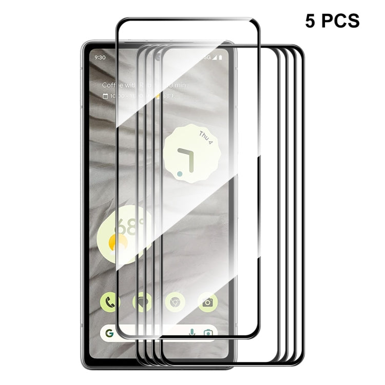 For Google Pixel 7A ENKAY Full Glue High Aluminum-silicon Tempered Glass  Film, 1pc, 2pcs, 5pcs, 10pcs For Google Pixel 7A ENKAY Full Glue High Aluminum-silicon Tempered Glass  Film, 1pc, 2pcs, 5pcs, 10pcs