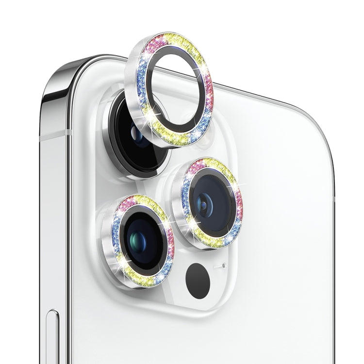 NORTHJO Camera Lens Protector Tempered Glass Bling Glitter Metal Ring Film, For iPhone 13 Pro / 13 Pro Max NORTHJO Camera Lens Protector Tempered Glass Bling Glitter Metal Ring Film, For iPhone 13 Pro / 13 Pro Max