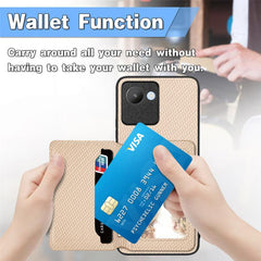 Carbon Fiber Magnetic Card Bag Phone Case