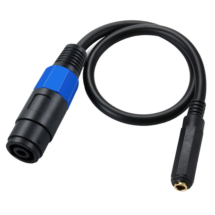 JUNSUNMAY Speakon Female to 6.35mm Female Audio Speaker Adapter Cable, Length: 50cm JUNSUNMAY Speakon Female to 6.35mm Female Audio Speaker Adapter Cable, Length: 50cm