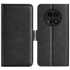 Dual-side Magnetic Buckle Horizontal Flip Leather Phone Case