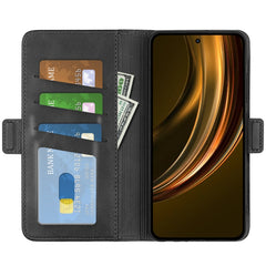 Dual-side Magnetic Buckle Horizontal Flip Leather Phone Case