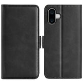 Dual-side Magnetic Buckle Horizontal Flip Leather Phone Case