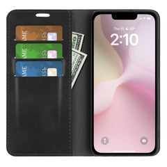 Retro-skin Magnetic Suction Leather Phone Case