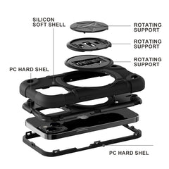 Shield PC Hybrid Silicone Phone Case, For iPhone 13 Pro Max, For iPhone 13