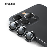 ENKAY 9H Rear Lens Aluminium Alloy Tempered Glass Film, For iPhone 15 Pro / 15 Pro Max