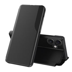 Side Display Flip Leather Phone Case