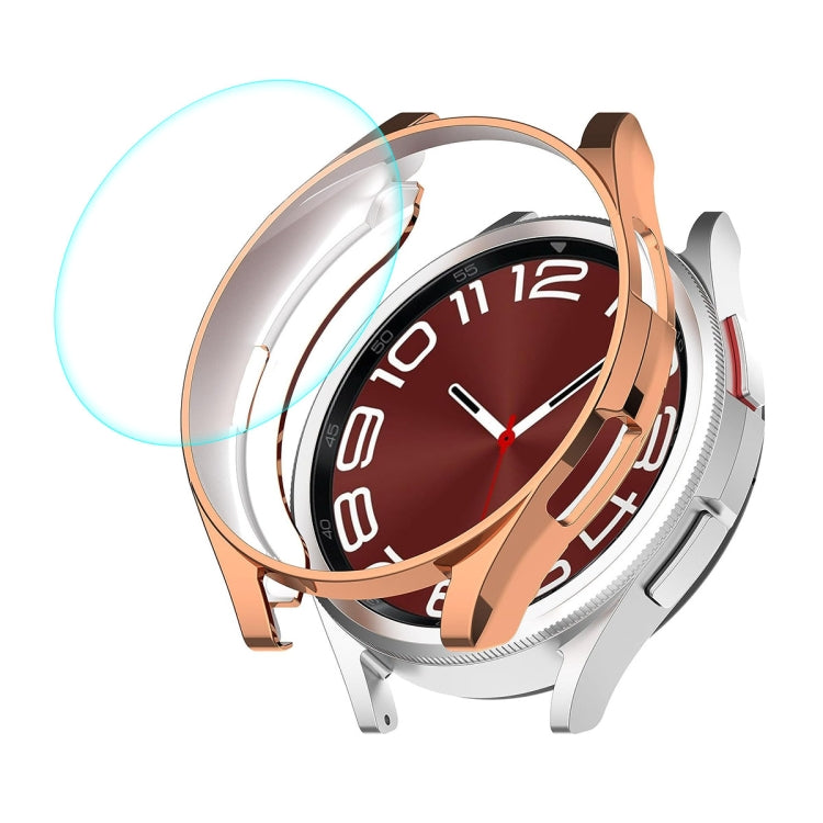 ENKAY Hat-Prince Electroplated Soft TPU Case + 0.2mm 9H Glass Screen Protector, For Samsung Galaxy Watch6 Classic 47mm, For Samsung Galaxy Watch6 Classic 43mm ENKAY Hat-Prince Electroplated Soft TPU Case + 0.2mm 9H Glass Screen Protector, For Samsung Galaxy Watch6 Classic 47mm, For Samsung Galaxy Watch6 Classic 43mm