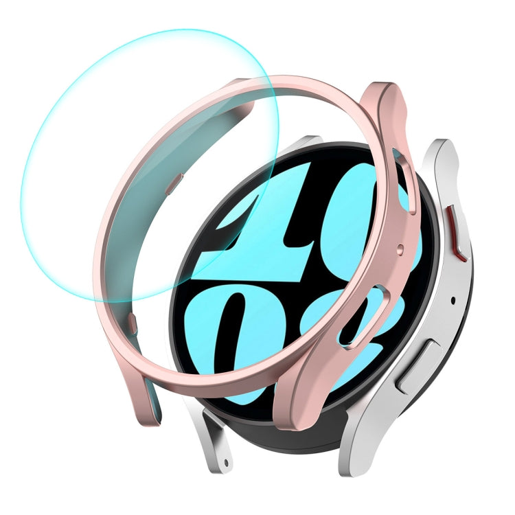 ENKAY Hat-Prince Electroplated Hard PC Case + 0.2mm 9H Glass Screen Protector, For Samsung Galaxy Watch6 Classic 47mm, For Samsung Galaxy Watch6 44mm, For Samsung Galaxy Watch6 40mm ENKAY Hat-Prince Electroplated Hard PC Case + 0.2mm 9H Glass Screen Protector, For Samsung Galaxy Watch6 Classic 47mm, For Samsung Galaxy Watch6 44mm, For Samsung Galaxy Watch6 40mm