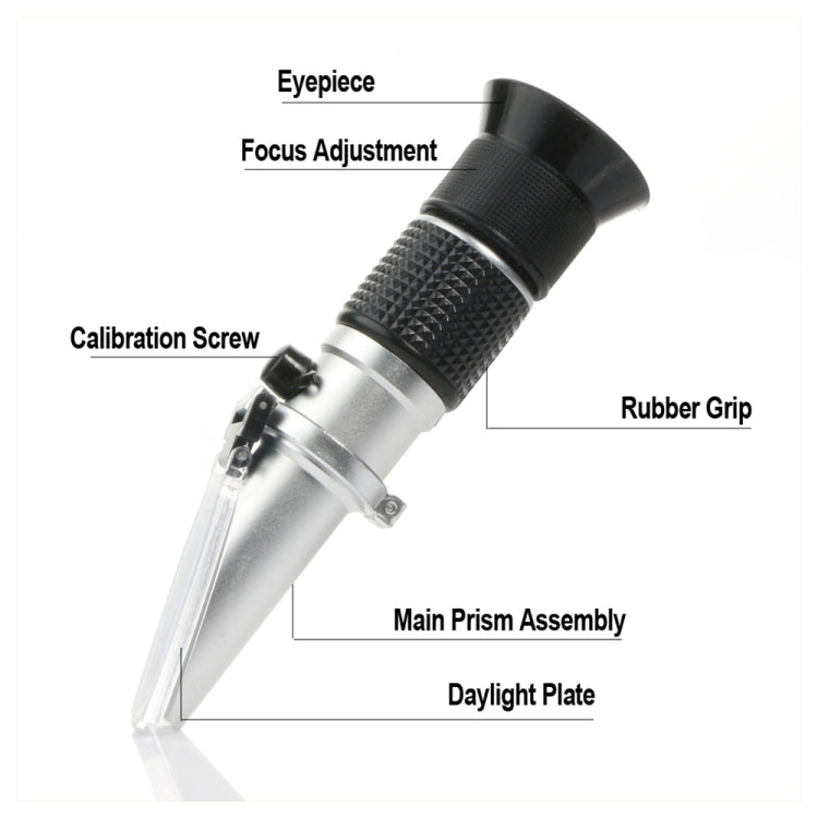 RZ117 Optical Brix Meter Handheld High Concentration Brix Meter Honey Sugar Meter 0-90 Range RZ117 Optical Brix Meter Handheld High Concentration Brix Meter Honey Sugar Meter 0-90 Range