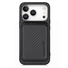 Carbon Fiber Leather Card Magsafe Phone Case