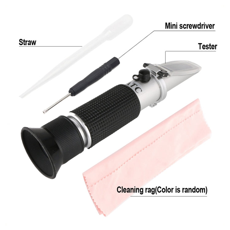 Refractometer Optical Salinity Concentration Handheld High Precision Measuring Tool RZ112 0~28% Refractometer Optical Salinity Concentration Handheld High Precision Measuring Tool RZ112 0~28%