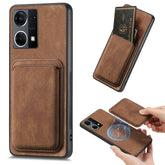 Retro Leather Card Bag Magnetic Phone Case