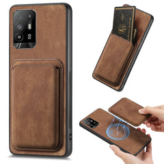 Retro Leather Card Bag Magnetic Phone Case