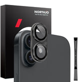 NORTHJO Matte Camera Lens Protector Tempered Glass Rear Lens Film, For iPhone 16 / 16 Plus