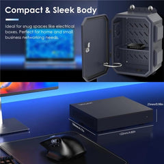 WAVLINK WN701AE IEEE 802.3AF / AT Auto-Discovery Centralized AP Management Poe Switch, US Plug, UK Plug, EU Plug, AU Plug