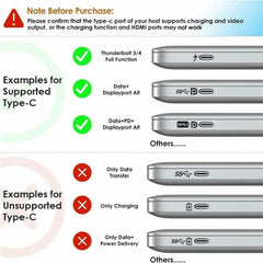 WAVLINK UMD309 Dual HD PD100W 10Gbps USB-A USB-C Docking Station 10 in 1 HUB, UMD309