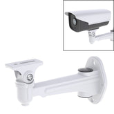 Soporte de montaje en pared para CCTV, soporte de aluminio metálico plateado para interior y exterior para cámara tipo bala, accesorios para cámara IP