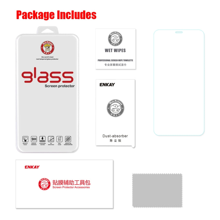 ENKAY Hat-prince 0.26mm 9H 2.5D Curved Edge Tempered Glass Film, For iPhone 11 / iPhone XR, For iPhone 11 Pro, For iPhone 11 Pro Max ENKAY Hat-prince 0.26mm 9H 2.5D Curved Edge Tempered Glass Film, For iPhone 11 / iPhone XR, For iPhone 11 Pro, For iPhone 11 Pro Max