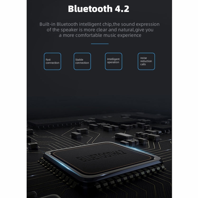 Altavoz Bluetooth con absorción magnética y luz LED Fineblue MK-22 TWS Altavoz Bluetooth con absorción magnética y luz LED Fineblue MK-22 TWS