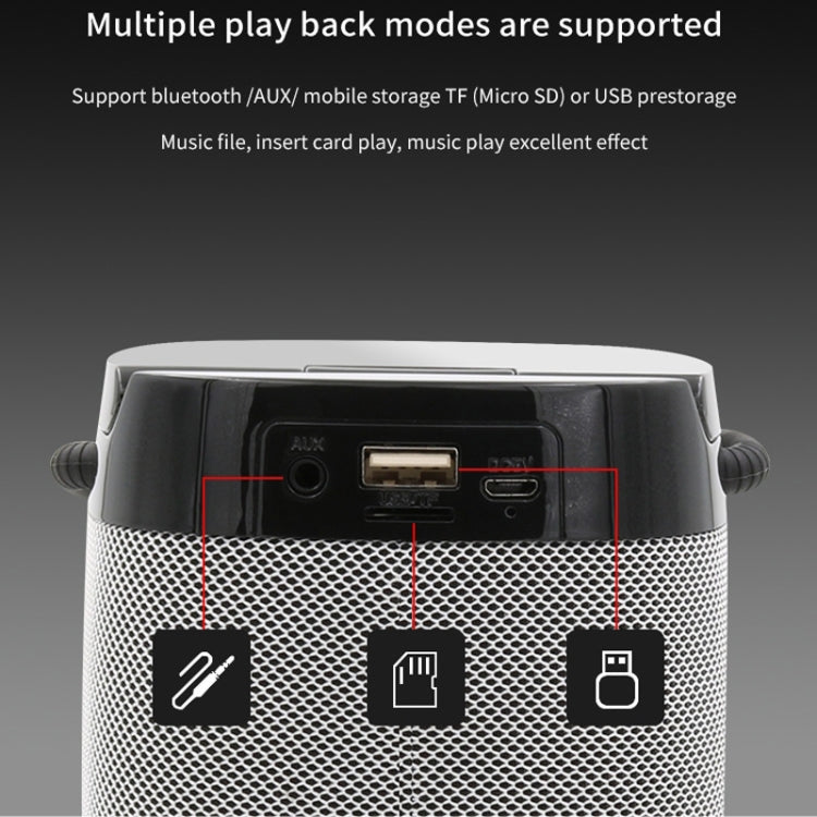 NBY 6650 Portable Multi-function Bluetooth Speaker 3D Surround Stereo Sound, Support Wireless Charging NBY 6650 Portable Multi-function Bluetooth Speaker 3D Surround Stereo Sound, Support Wireless Charging