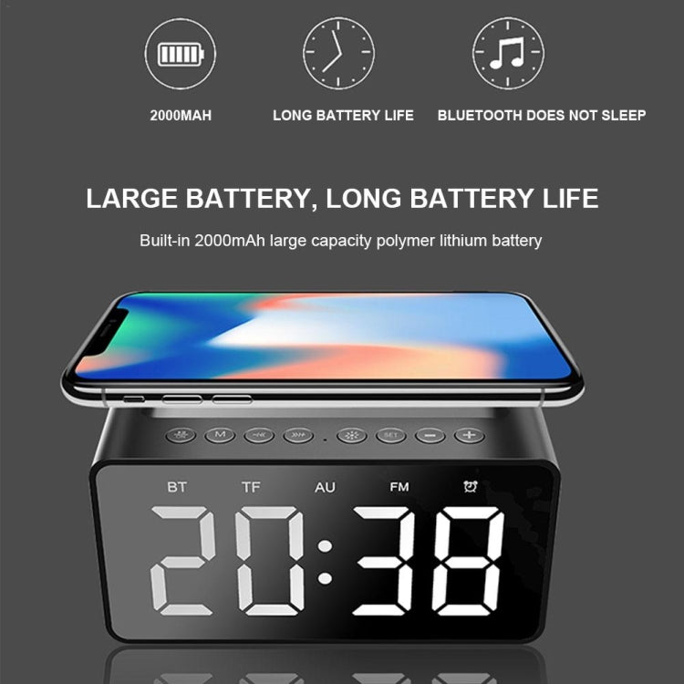 AEC BT508 Wireless Charging Bluetooth Speaker LED Alarm Clock Power Bank Three-In-One Speaker AEC BT508 Wireless Charging Bluetooth Speaker LED Alarm Clock Power Bank Three-In-One Speaker