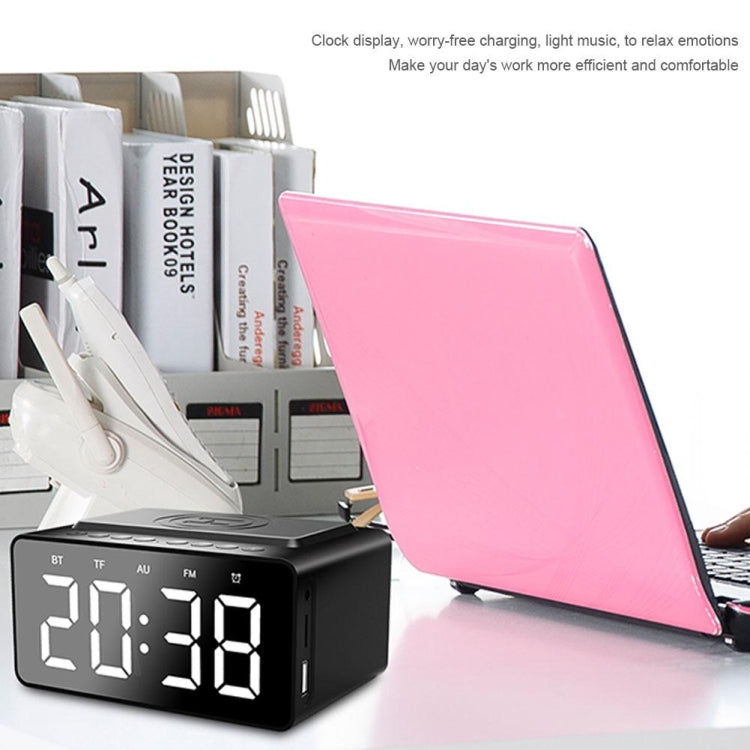 AEC BT508 Wireless Charging Bluetooth Speaker LED Alarm Clock Power Bank Three-In-One Speaker AEC BT508 Wireless Charging Bluetooth Speaker LED Alarm Clock Power Bank Three-In-One Speaker