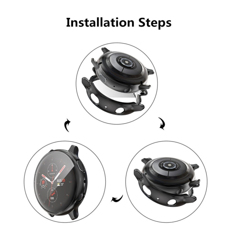 For Samsung Galaxy Watch Active 2 44mm ENKAY Hat-prince Full Coverage Electroplate TPU Case For Samsung Galaxy Watch Active 2 44mm ENKAY Hat-prince Full Coverage Electroplate TPU Case