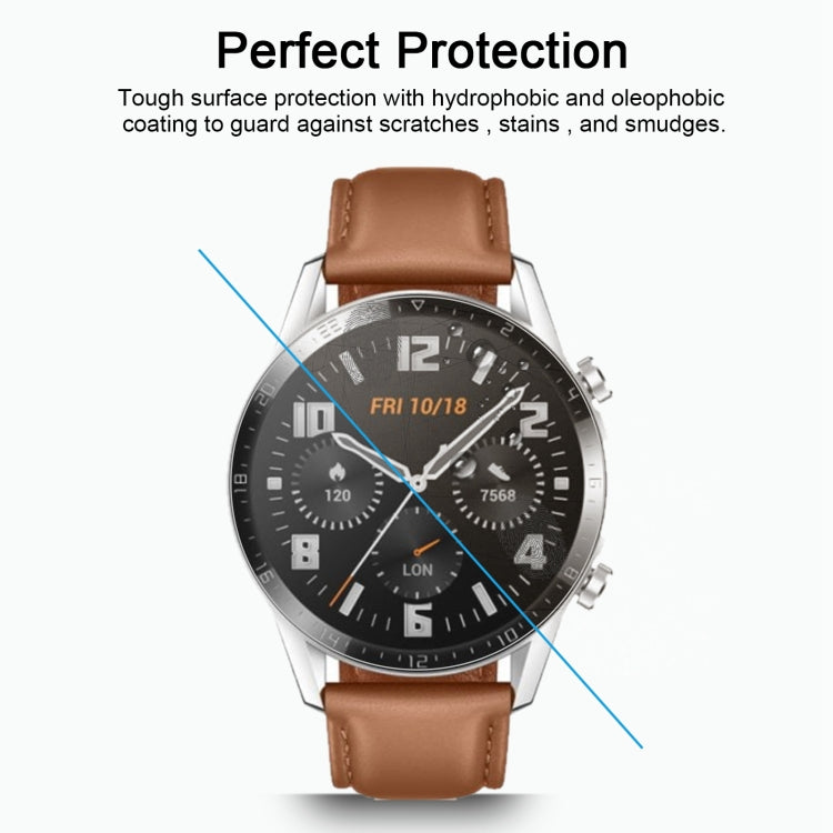 For HUAWEI Watch GT 2 46mm (2019) ENKAY Hat-Prince 0.2mm 9H 2.15D Curved Edge Tempered Glass Film, For HUAWEI Watch GT 2 46mm (2019)  (1 PC), For HUAWEI Watch GT 2 46mm (2019) (2 PCS) For HUAWEI Watch GT 2 46mm (2019) ENKAY Hat-Prince 0.2mm 9H 2.15D Curved Edge Tempered Glass Film, For HUAWEI Watch GT 2 46mm (2019)  (1 PC), For HUAWEI Watch GT 2 46mm (2019) (2 PCS)