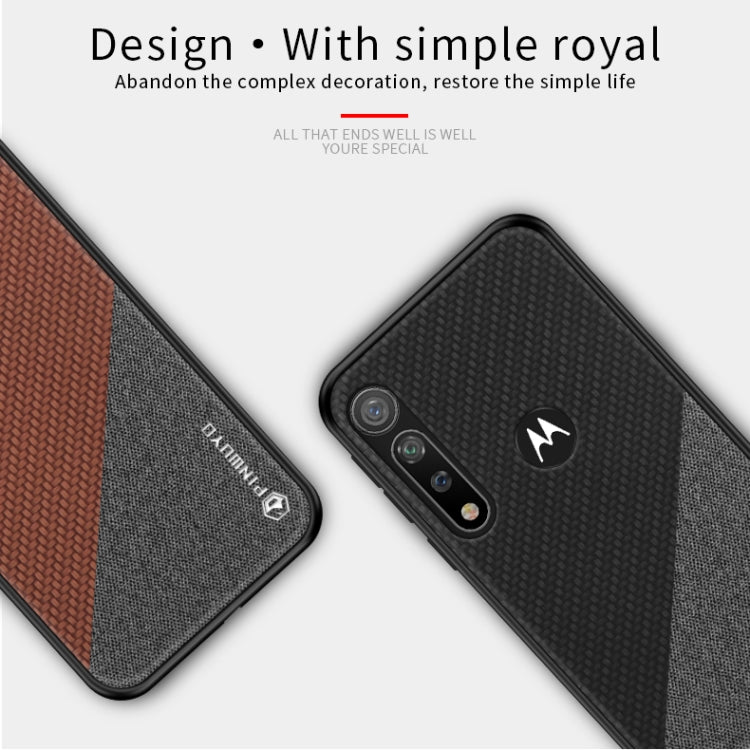 PINWUYO Rong Series  Shockproof PC + TPU+ Chemical Fiber Cloth Protective Cover PINWUYO Rong Series  Shockproof PC + TPU+ Chemical Fiber Cloth Protective Cover