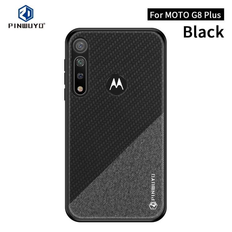 PINWUYO Rong Series  Shockproof PC + TPU+ Chemical Fiber Cloth Protective Cover