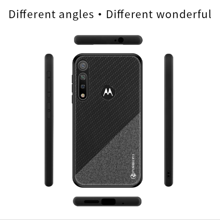 PINWUYO Rong Series  Shockproof PC + TPU+ Chemical Fiber Cloth Protective Cover PINWUYO Rong Series  Shockproof PC + TPU+ Chemical Fiber Cloth Protective Cover